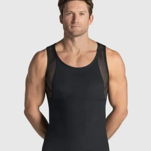 Camiseta manga sisa de compresión moderada ideal para uso diario con algodón pima