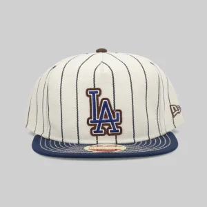 New Era Los Angeles Dodgers MLB Heritage Stripe Dark 19Twenty Cap  - 14737600