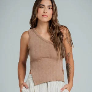 BLUSA AJUSTADA LARGA MANGA SISA NASGA
