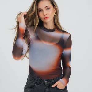 BLUSA AJUSTADA MANGA LARGA OLIV