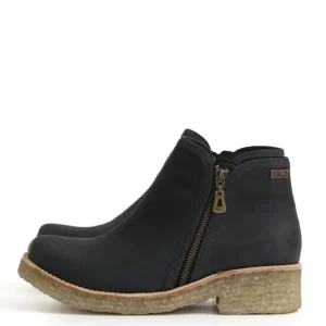 BOTIN MUJER - CREPE CANDIDO WEST NEGRO