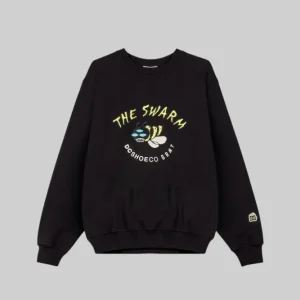 Grimey x DC Shoes The Swarm Vintage Crewneck - GSW636-BLK