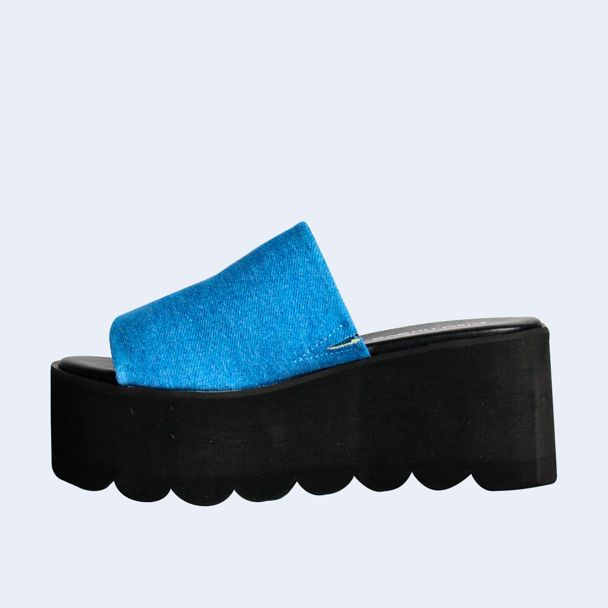 PISO NUEVE | PAQUETE DE 6 PARES DE HUARACHES MUJER COLOR AZUL - Imagen 3
